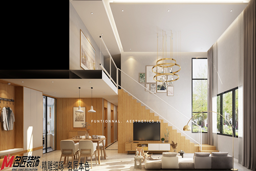 桂林市陽朔壹號院日式風(fēng)格復(fù)式裝修案例