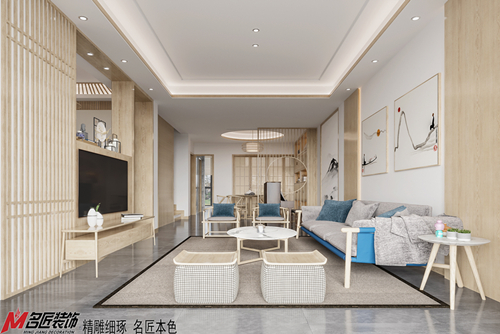 桂林市廣匯桂林郡日式風(fēng)格別墅裝修案例